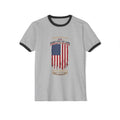 Pawleys Island Distressed American Flag 250 Anniversary Ringer Tee Shirt
